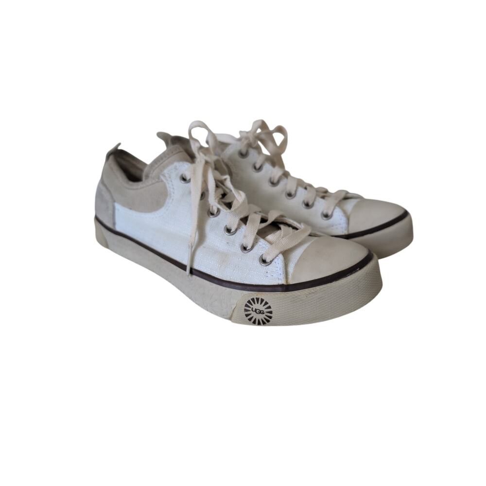 UGG Australia Evera Canvas and Suede Sneakers 6